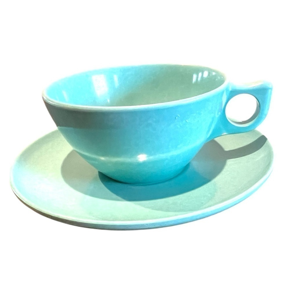 Vintage Branchell Melmac Blue Coffee Tea Cup Kila Movne Designer Estate Find
